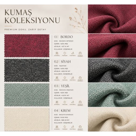 KETEN DÖŞEMELİK KUMAŞ 